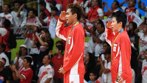 Tontowi Liliyana meraih Emas Bulutangkis di Olimpiade