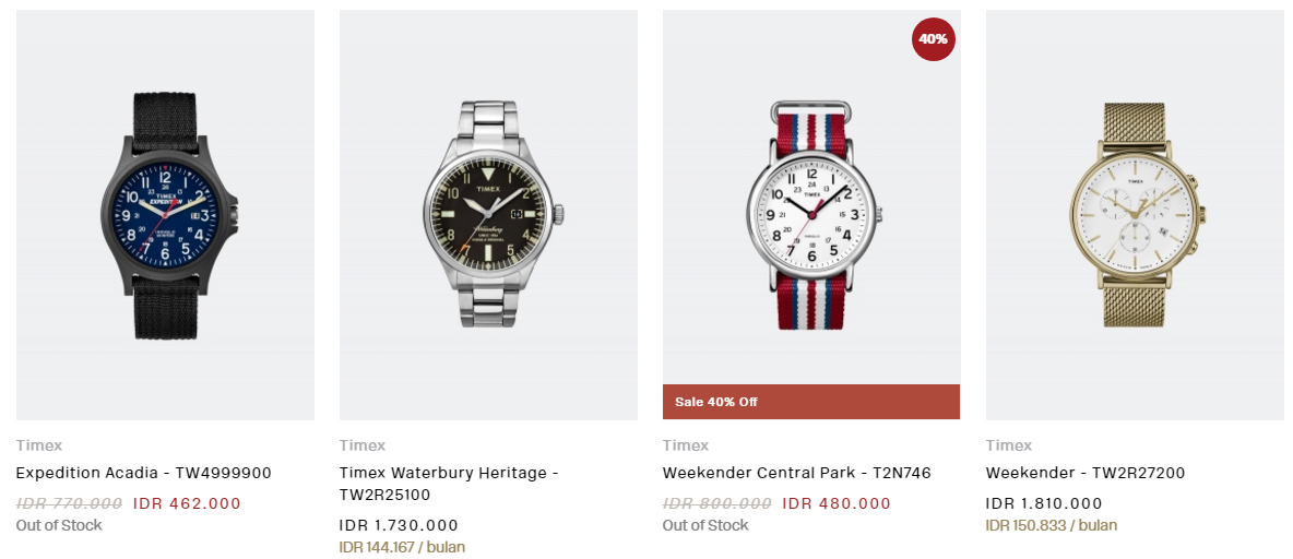 Jam Tangan Merk Timex