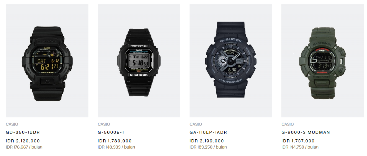 Jam Tangan Original Merk Casio