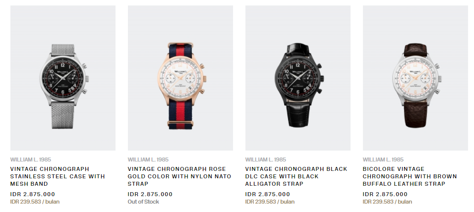 Jam tangan WILLIAM L 1985