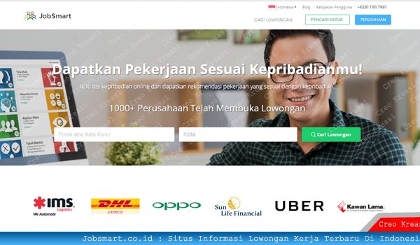 jobsmart.co.id : Situs informasi lowongan kerja terbaru di indonesia